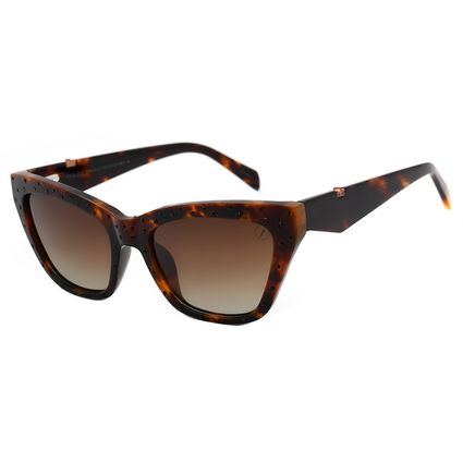 OC.CL.5222.1  Oculos de Sol Feminino Marilia Mendonca Cat Polarizado Tartaruga -5-